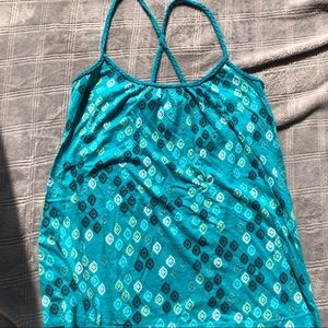 Teal old navy tank